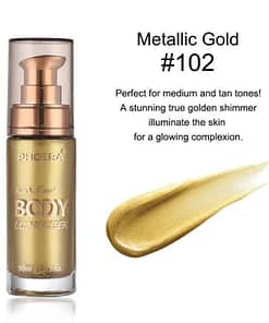 Phoera Body Bronzer-Metallic Gold