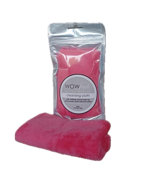 Wow Jude Facial Reusable Cleansing Cloth- Coral